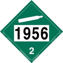Non-Flammable Gas 4 Digit Placards