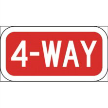4-Way Intersection Signs
