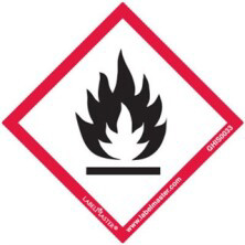 GHS Flame Pictogram Labels