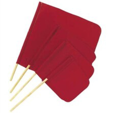 Warning Flags with 3\4" x 30" Flag Staff