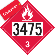 Hazard Class 3 Placards Clearance Items - Save Up to 50%