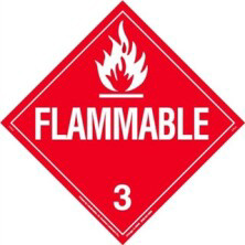 Flammable Liquid Worded Placards