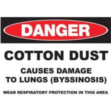 Danger Cotton Dust Causes Damage To Lungs Signs