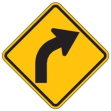 Warning Curve Signs