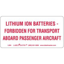 DOT Lithium Ion Battery Markings