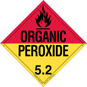 Organic Peroxide Placard