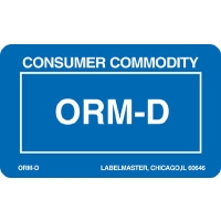 Consumer Quantity ORM-D Label