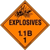 Explosives Placard - Explosives 1.1