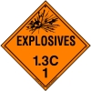 Explosives Placard - Explosives 1.3