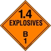 Explosives Placard - Explosives 1.4