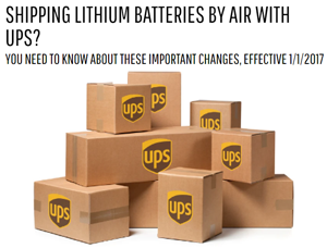 UPS Battery Shipping