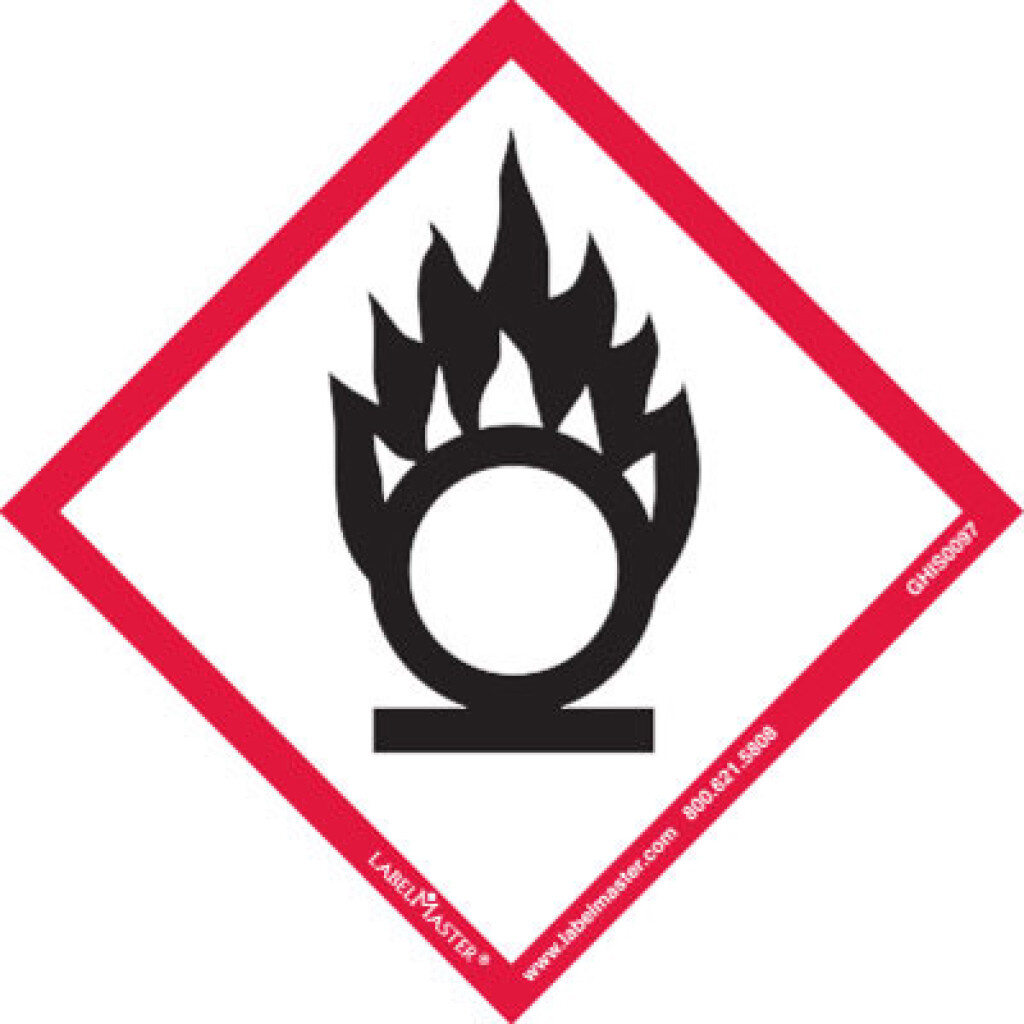 GHS Oxidizers Label