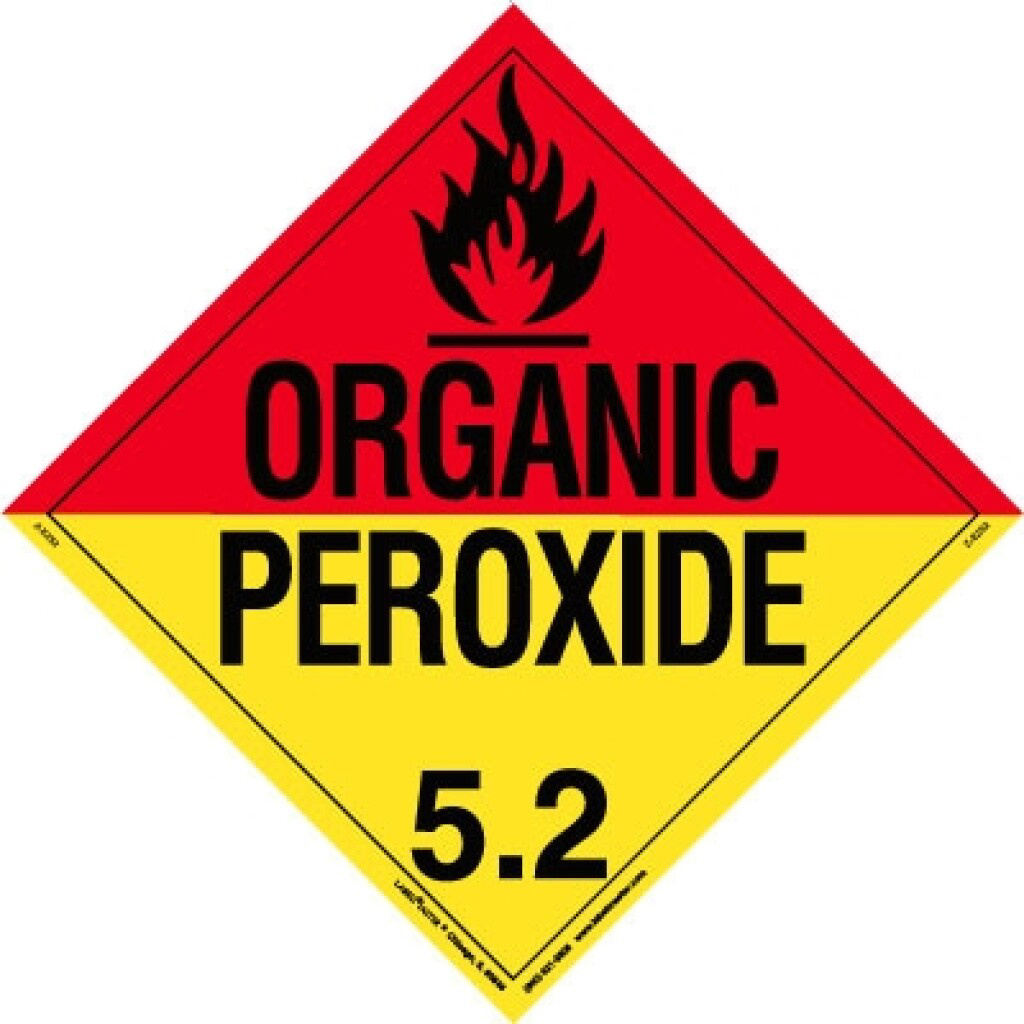 Hazard Class 5, Organic Peroxide 5.2