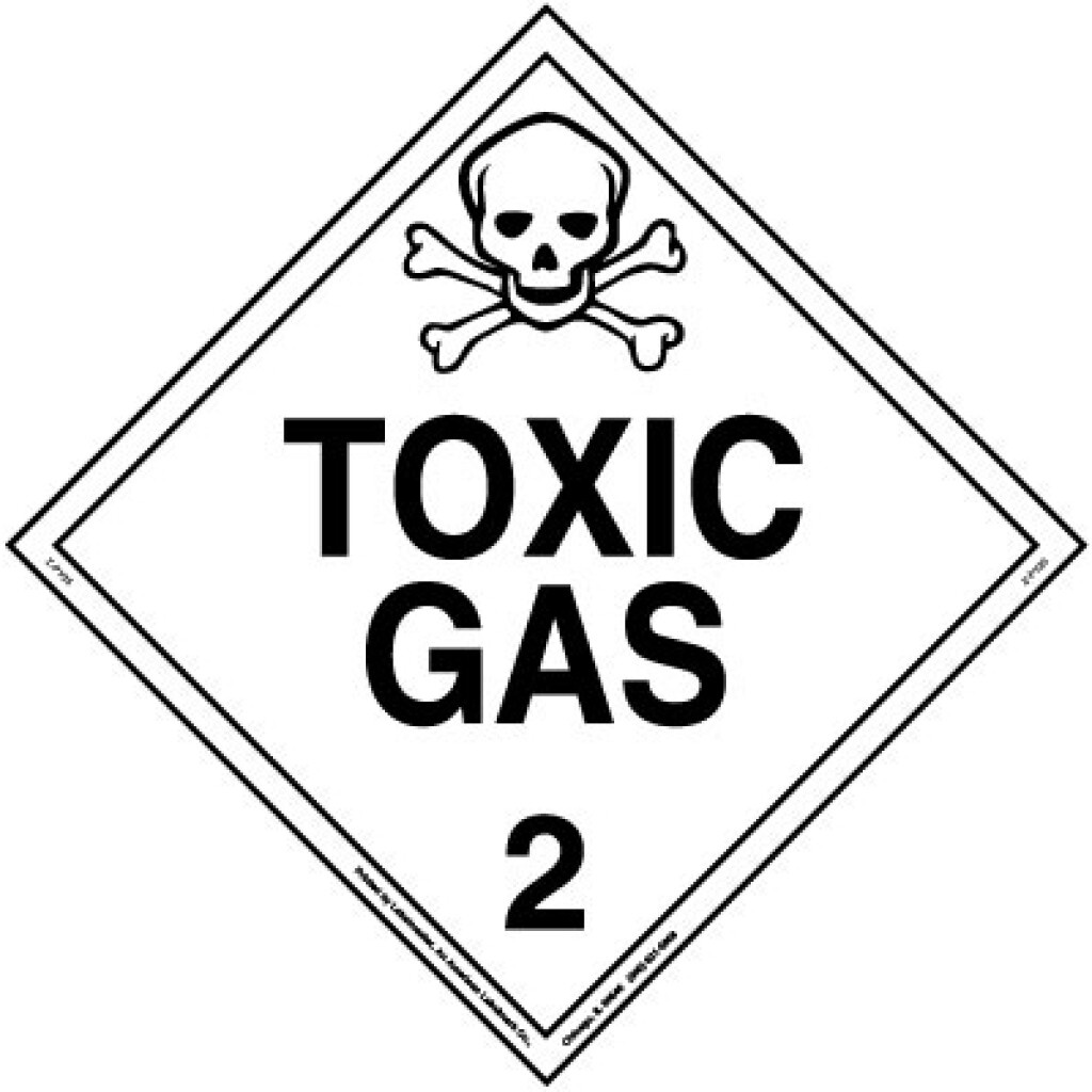 Hazard Class 2, Toxic Gas