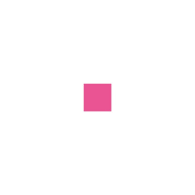 Blank 1" Square Paper Label, Fluorescent Pink