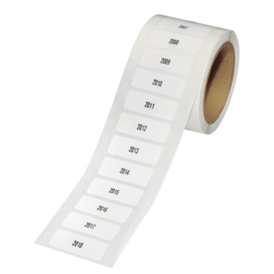 Consecutively Numbered Label, PVC-Free Film Personalized