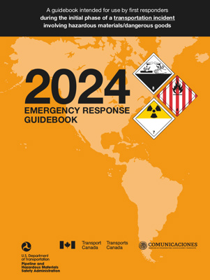 2024 Emergency Response Guidebook (ERG), Standard Bound, Pocket Size