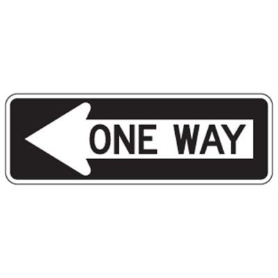 One Way Sign, 54" x 18", High Intensity Prismatic