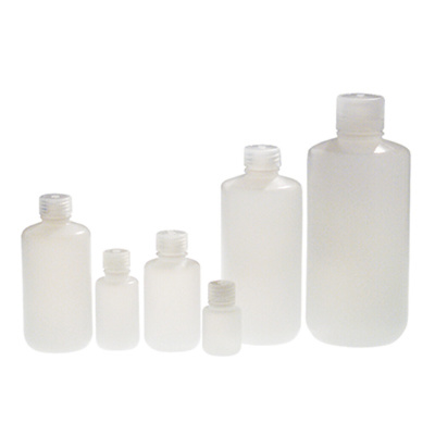 32 oz. (1,000ml) HDPE Natural Narrow Mouth Lab Style Bottles with Polypropylene Linerless Caps