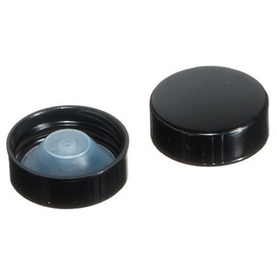 Bottle Cap, Polyseal® Phenolic w/Poly Cone Liner, 24/400 Mouth Size