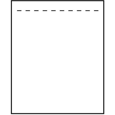 Back Loading Blank Envelope, 4½" x 5½"