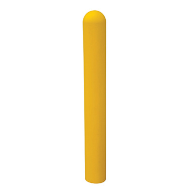 Plastic Bollard Cover, 36" Height, 4.8125" Diameter, Yellow
