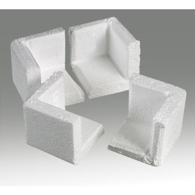 Foam Corner Protector, Square, 3" x 3" x 3", 3/4" Thick