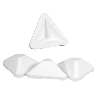 Foam Corner Protector, Triangle, 4 3/4" x 4 3/4" x 4 3/4" 