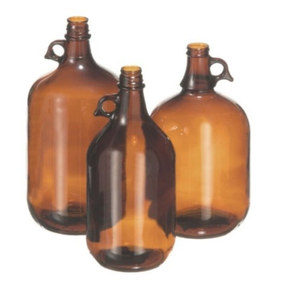 Pharmacy Jug, 2.5 Liter, 38/430 Mouth Size, Non-Coated Amber