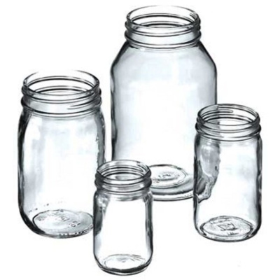 Flint Economy Jar, 8 oz. Capacity, 58/405 Mouth Size