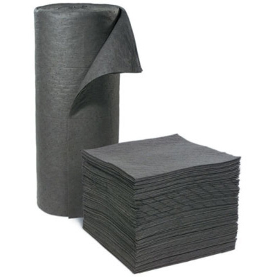 Universal Absorbent Heavy Weight Pads, 15" x 19" Gray