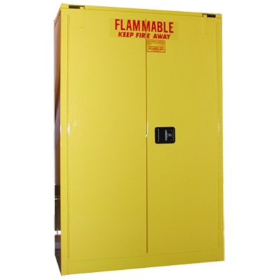Securall® Storage Cabinet, 45 Gal. 2-Door, Safe-T-Door® Door