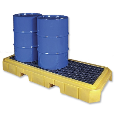 3 Drum Ultra-Spill Pallet®, Plus Model, Without Drain