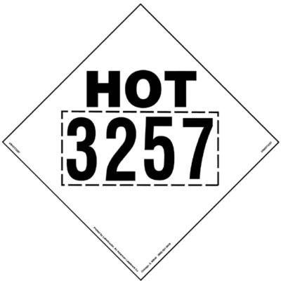 Hot 3257 Marking 273mm x 273mm Rigid Vinyl, Pack of 25