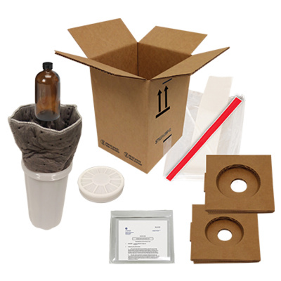 Capsuloc™ Special Permit Assembled Kit with Pressure-Tested 16 oz. Amber PVC Coated Bottle and 28mm Phenolic Cap