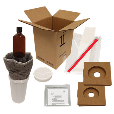 Capsuloc™ Special Permit Assembled Kit with Pressure-Tested 32 oz. Amber PVC Coated Bottle and 33mm Phenolic Cap