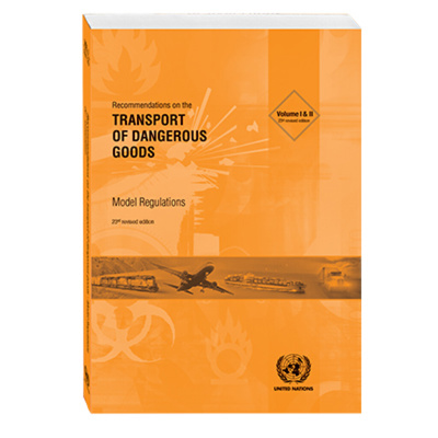 UN Recommendations on the Transport of DG, Standard Bound 23rd Revised Edition