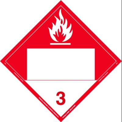 Combustible Liquid Placard, Blank, Tagboard, Pack of 25
